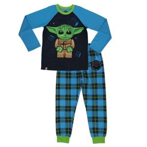 Star Wars Boys Long Sleeve Pj Set Yoda